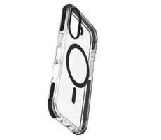 CellularLine Tetra Force Strong Guard Mag Schutzhülle mit Magsafe-Unterstützung für Apple iPhone 16 transparent