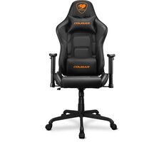 COUGAR Armor Elite schwarz / Gaming Stuhl / Gaming Stuhl / verstellbar / Kunstleder / rollbar. Räder / Tragkraft 120 kg