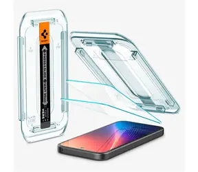 Spigen Glass tR EZ Fit Schutzglas für Google Pixel 9a 2St