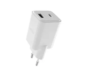 Allity ATC-01-30WAC Dual USB Schnellladegerät GaN 30W weiß / 1xUSB-A / 1xUSB-C / PD / QC