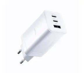 Allity ATC-01-65WACC Multi-Port USB Schnellladegerät GaN 65W weiß / 1xUSB-A / 2xUSB-C / PD / QC