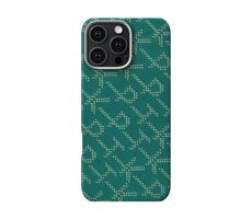 Pitaka Tactile Woven Case PTK Green/Gold Schutzhülle für iPhone 16 Pro Max grün