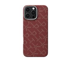 Pitaka Tactile Woven Case PTK Red/Gold Schutzhülle für iPhone 16 Pro Max rot