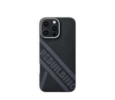Pitaka Tactile Woven Case Re-TROS Rebuilding Schutzhülle für iPhone 16 Pro schwarz