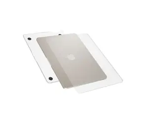 Epico Slim Shell Hülle für Macbook Air 13,6" M2 (2022)/M3 (2024) (A2681/A3113) matt transparent