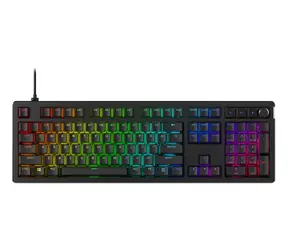 HyperX Alloy Rise / Mechanische Gaming-Tastatur / HyperX Red / US / RGB-LED-Hintergrundbeleuchtung / Anti-Ghosting