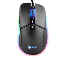 C-tech Dawn schwarz / Optische Gaming-Maus / Hintergrundbeleuchtung / 6400DPI / 7 Tasten / USB 