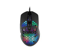C-tech Scarab schwarz / Optische Gaming-Maus / Hintergrundbeleuchtung / 7200DPI / 7 Tasten / USB 