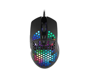 C-tech Scarab schwarz / Optische Gaming-Maus / Hintergrundbeleuchtung / 7200DPI / 7 Tasten / USB 