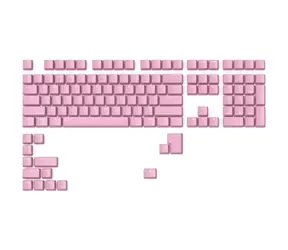 Glorious GMMK ABS Doubleshot V2 USA Base Kit - pink / Tastenkappen für GMMK-Tastatur / 123 Tasten / ABS / US-Layout