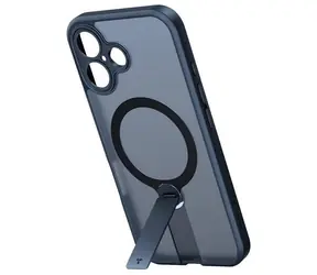 Torras Pstand Spin Schutzhülle für Apple iPhone 16 PLUS schwarz