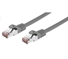 C-tech Patchkabel Cat6 FTP 0,25 m grau