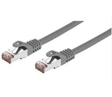C-tech Patchkabel Cat6a S/FTP 15 m grau