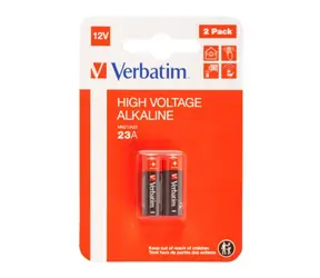 Verbatim 49940 Alkaline Batterie 23AE (2 Stück) / 12V