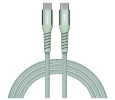 Verbatim 31864 Magnetisches 60W USB-C-Kabel 1,2m grün / USB-C(M) / USB-C(M) / 100 W / PD & QC 3.0