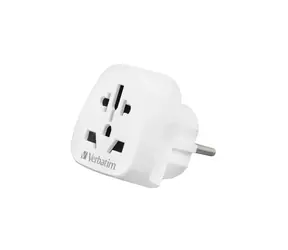 Verbatim 49549 Reisesteckdosenadapter WORLD nach Europa / 10A / 2500W