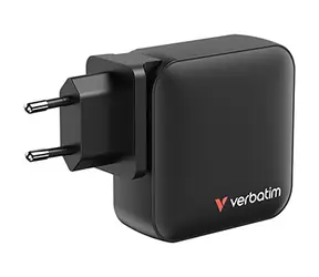 Verbatim 32216 Reise-Universal-Mini-GaN-Ladeadapter 165 W Grau / 3x USB-C / 1x USB-A / QC / PD