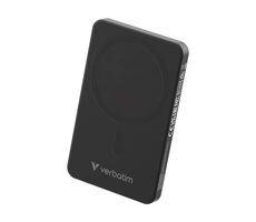 Verbatim Charge 'n' Go Essentials Magnetische kabellose Powerbank 5000 mAh Schwarz / USB-C / MagSafe / 15-20 W