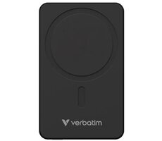 Verbatim Charge 'n' Go Essentials Magnetische kabellose Powerbank 10000 mAh Schwarz / USB-C / MagSafe / 15-20 W