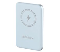 Verbatim Charge 'n' Go Magnetische kabellose Powerbank 10000 mAh Blau / USB-C / MagSafe / 15-20 W