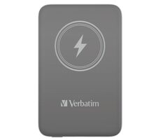 Verbatim Charge 'n' Go Magnetische kabellose Powerbank 10000 mAh Grau / USB-C / MagSafe / 15-20 W