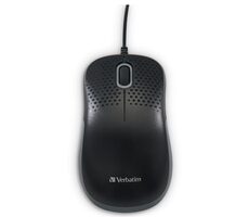 Verbatim 49024 Silent Optical Mouse schwarz / kabelgebunden / 1000DPI / USB-A / Kabel 1,5m