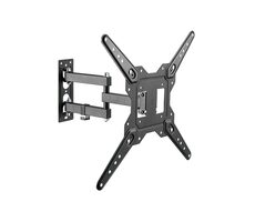 Brateck LPA68-443 schwarz / Ausziehbare Wandhalterung für TV 23"-55" / verstellbar / Tragkraft 30kg