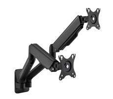 Brateck LDA32-114E / Zweiarmige Wandhalterung für max. Monitor 32' / mechanische Feder