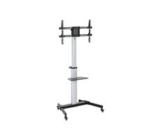 Brateck FS44-46TW / ALU mobiler Ständer für TV 37"-86" / Tragkraft 50kg