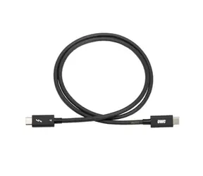 OWC Thunderbolt 4-Kabel (0,8 m) schwarz / 2x USB 3.0 Typ-C (Stecker) mit TB4-Unterstützung