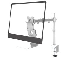 Neomounts FPMA-VESAMAC2127 Silber / Tischkantenhalterung / Größe 21,5"-27" / Tragkraft 15 kg 