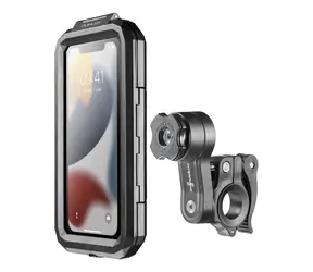 Interphone Universal wasserdichte Hülle für Mobiltelefone Armor Pro Lenkerhalterung QUIKLOX max. 6,5" schwarz