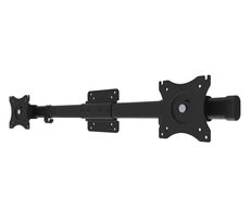Neomounts FPMA-CB100BLACK schwarz / Adapter zum Umbau einer Halterung auf zwei Bildschirmhalterungen / Größe 10-27" 