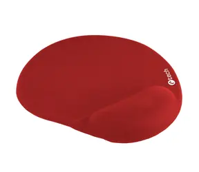 C-tech MPG-03R Mauspad mit Memory Foam-Handgelenkauflage rot