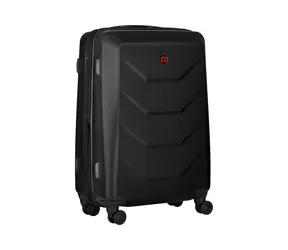 Wenger Prymo Medium schwarz / Reisekoffer auf Rollen / 67 L / 45 x 65 x 26 / Polycarbonat & ABS
