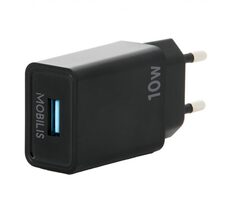 Mobilis Wall Charger 10,5W schwarz / Ladegerät / 1x USB-A 