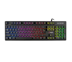 C-tech Iris (GKB-08) schwarz / Gaming-Tastatur / mechanisch / RGB / USB-A / CZ/SK-Layout