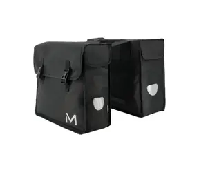 Mobilis BIKE 2x Fahrradtasche mit Laptopfach / 15L / 14-15.6" schwarz