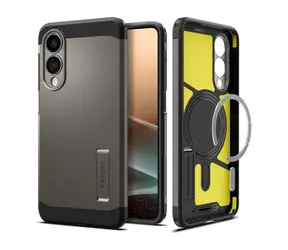 Spigen Tough Armor MagSafe Schutzhülle für Samsung Galaxy S25 Edge Gunmetal