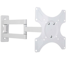Ausgepackt - Techly Wandhalterung für TV LCD|LED|PDP Doppelgelenk 19-37" 25 kg / VESA / weiß / ausgepackt