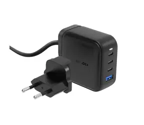 Eenergea TravelHub GAN100 Netzteil schwarz / 100W / 3x USB-C & 1x USB-A