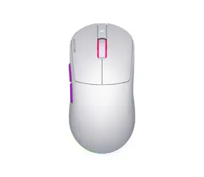 Hator HTM-771 Quasar 3 ULTRA 8K weiß / Gaming-Funkmaus / optisch / 30000 DPI / 6 Tasten / 2,4 GHz / BT / USB