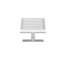 Verstellbarer Laptopständer von Razer - Silber / Größe bis zu 18 Zoll / Aluminium