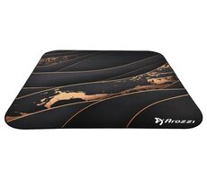 Arozzi Zona Quattro Black Gold / Bodenschutzmatte / 116 x 116 cm / Schwarz-Gold-Design