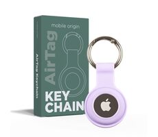 Mobile Origin AirTag Schlüsselanhänger lila / Schlüsselanhänger
