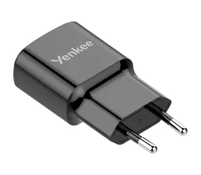 YENKEE YAC 2013BK schwarz / USB-Ladegerät / 12W / 2,4A