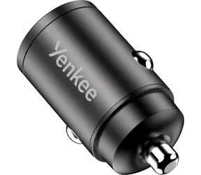YENKEE YAC CAR 02 MINI schwarz / Autoladegerät / 1x USB-A / 1x USB-C / 30W