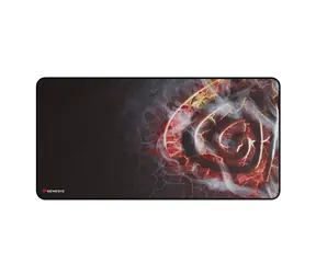 Genesis Carbon 500 Maxi Lava G2 schwarz / Gaming-Mauspad / 900 x 450 x 2,5 mm 