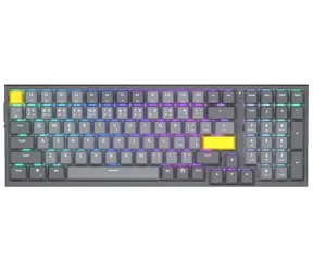 Endorfy Celeris 1800 CZ grau / Gaming-Tastatur / mechanisch / Endorfy Yellow / 2,4 GHz / BT / USB