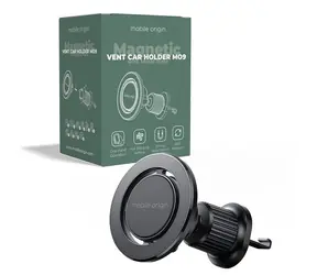 Mobile Origin Magnetische Lüftungshalterung MO9 mit Metallplatte / magnetische Autohalterung
